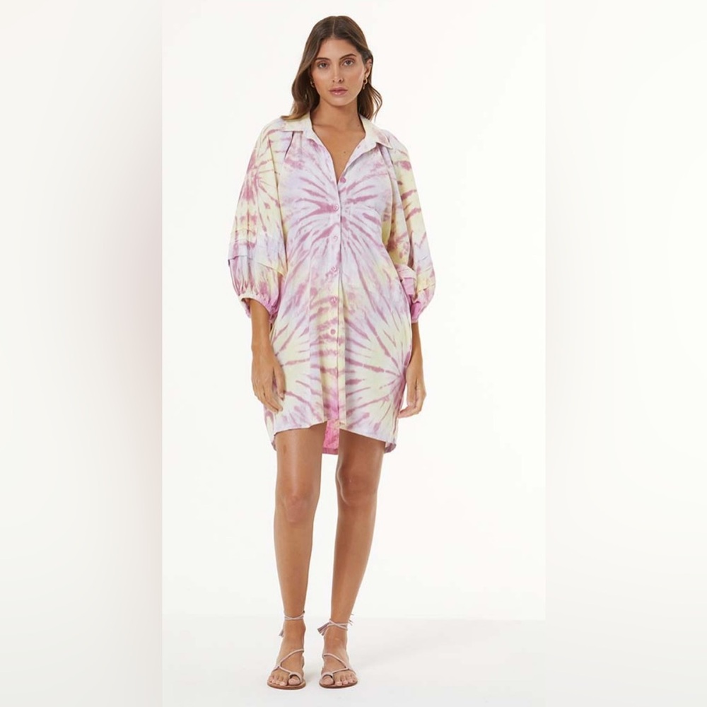 YFB Sailboat Shirt Dress in Bordeaux Venus Size XS
